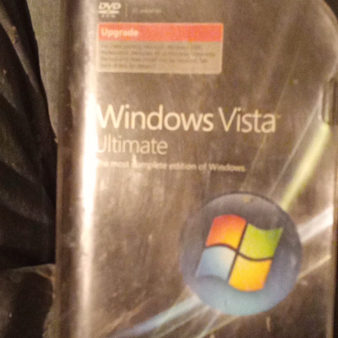Microsoft Windows Vista Ultimate Upgrade DVD + Product Key, English, 1 Device