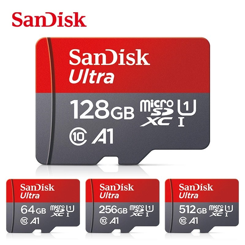 Sandisk Ultra Micro SD 128GB U1 A1 Class 10 32GB 64GB Memory Card