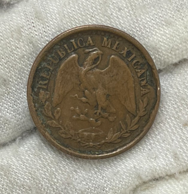 1902 m Mexico One Centavo Coin