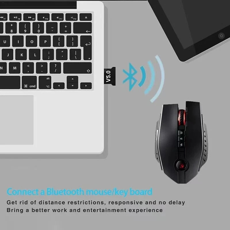 USB Bluetooth 5.0 Wireless Audio Music Stereo Adapter Dongle receiver For TV PC