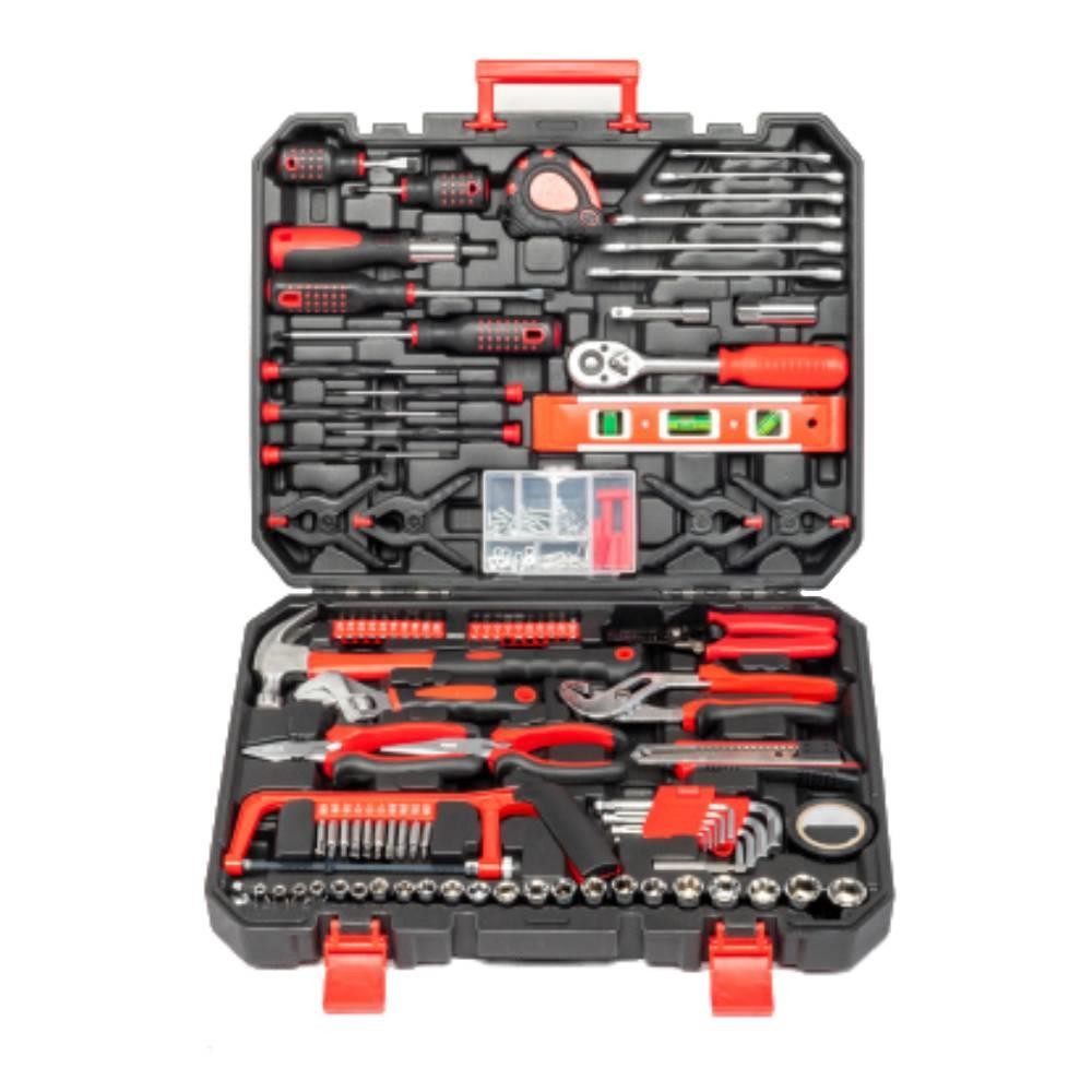 198 Pieces Hand Tool Set Mechanics Kit Wrench Socket Household Repair Tools New
