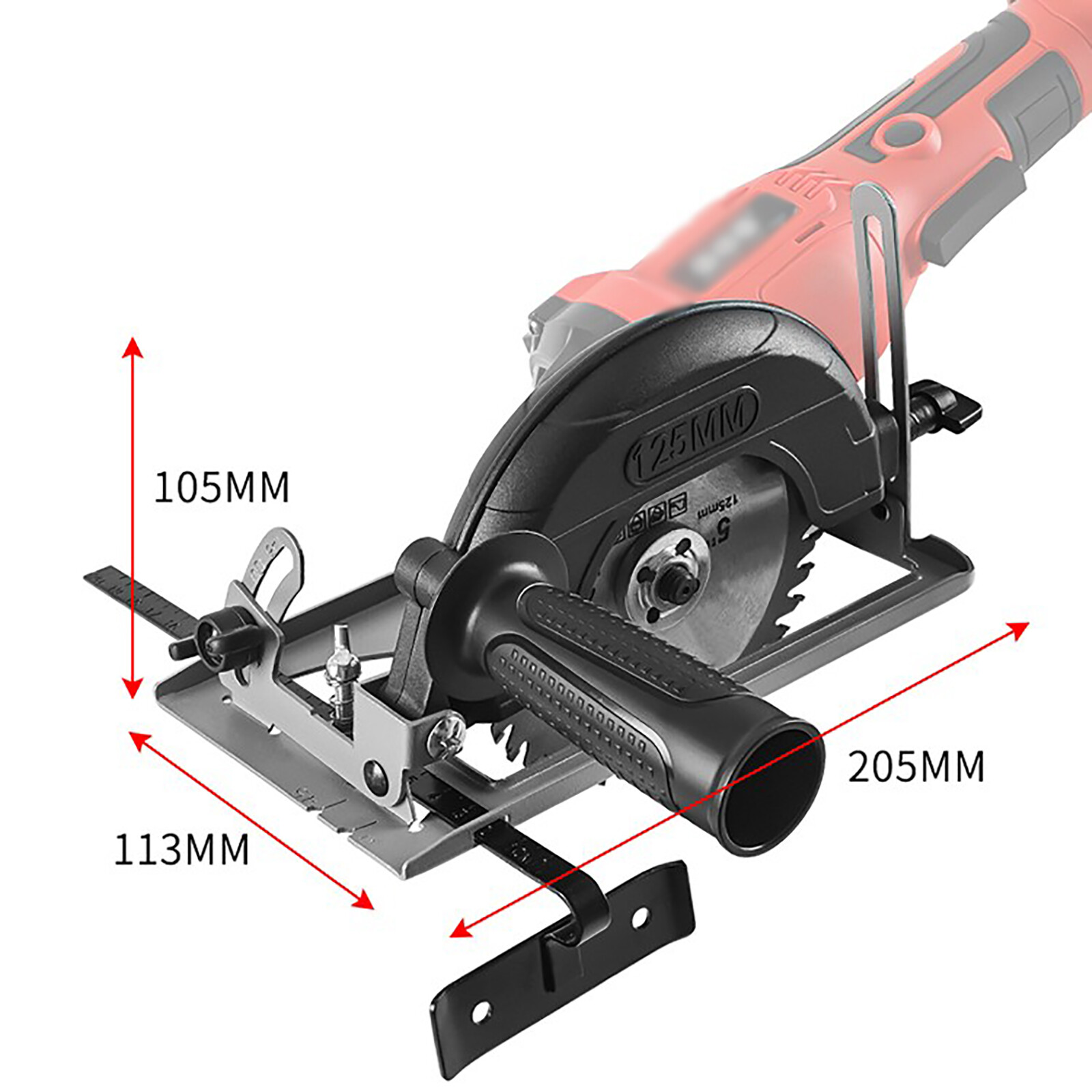 Hand Angle Grinder Converter To Cutter Machine Refit Bracket