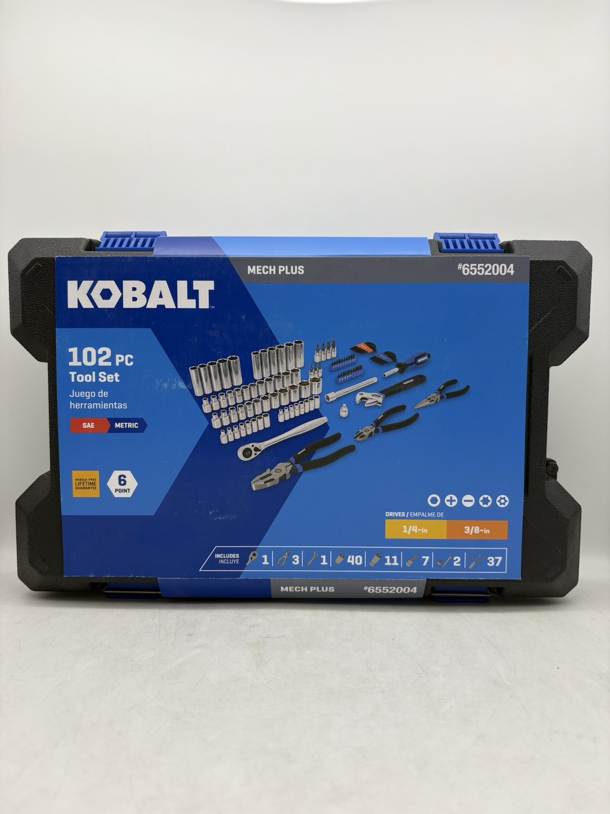 Kobalt 102pc  Mechanic Tool Set With Hard Case