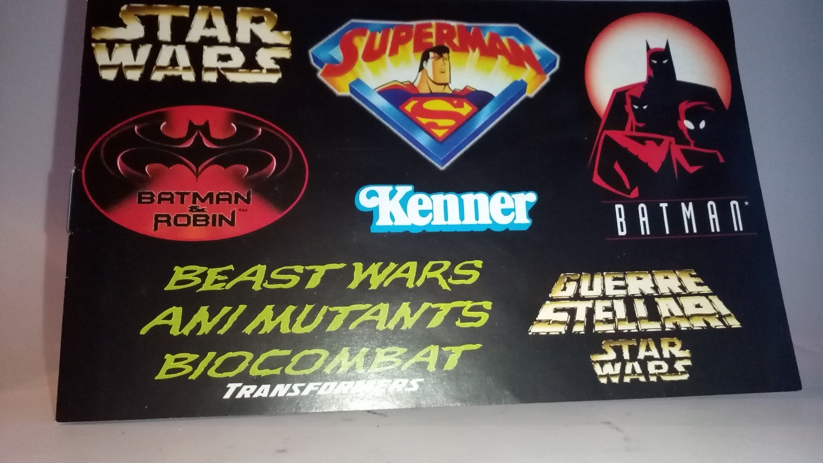 Batman Kenner Action Figures Booklet, Toy Guide Brochure 1994