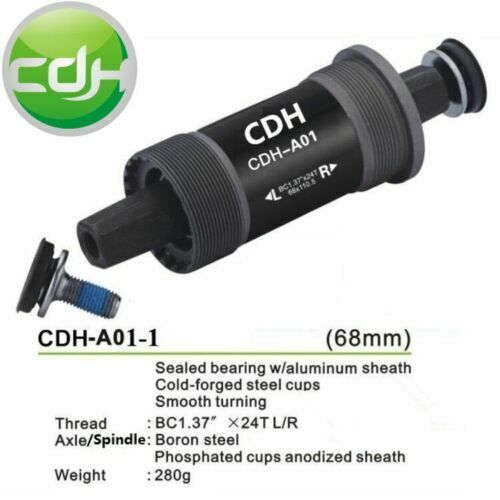 CDHPOWER English Square BB Bike Bottom Bracket Set,Square Taper, Mountain Bike