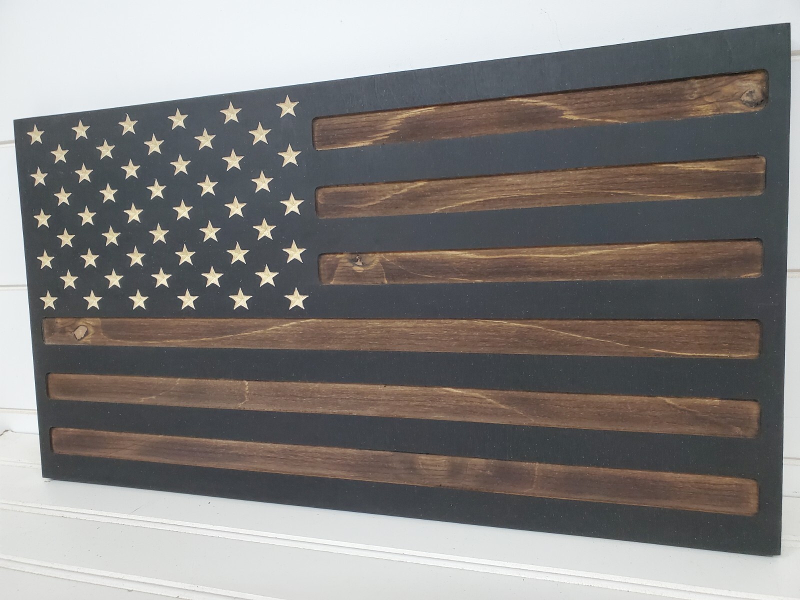 American Flag Gun Safe Case Cabinet