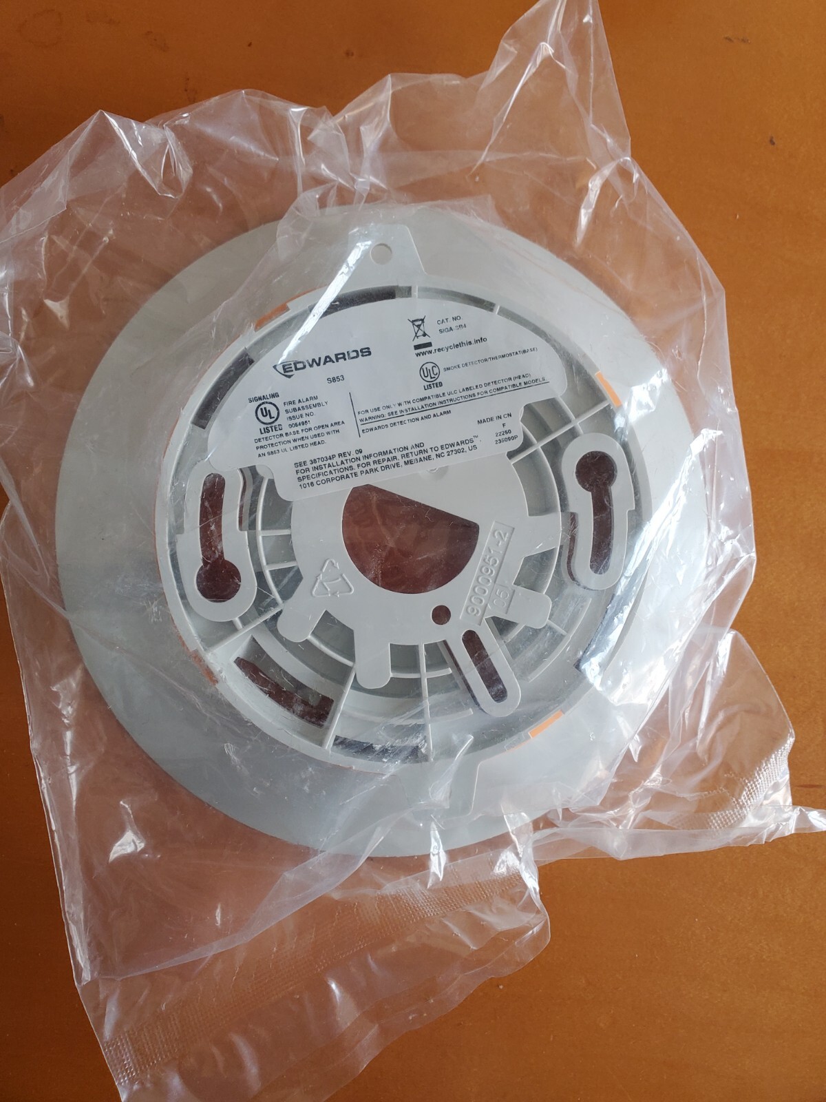 Edwards Smoke Detector