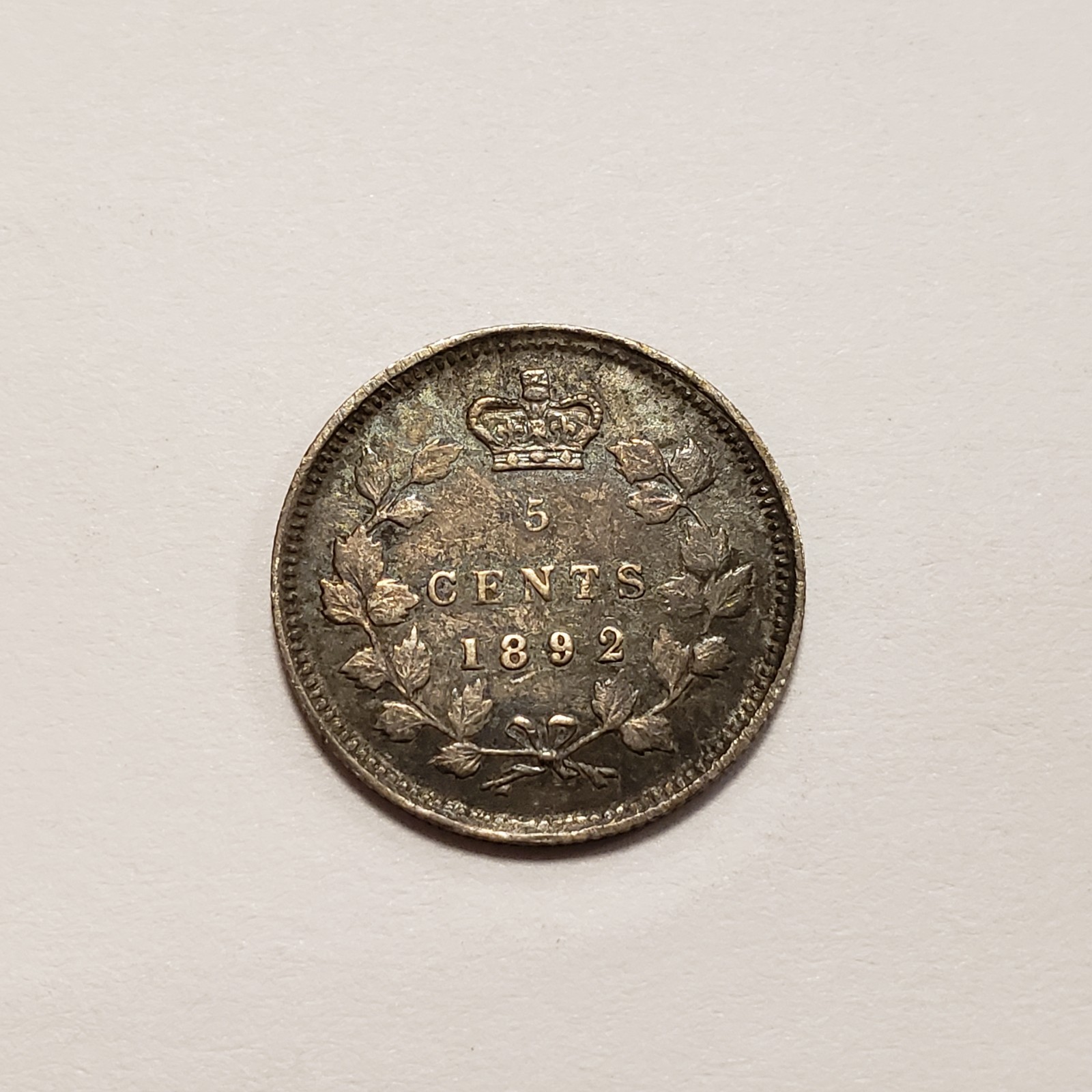 1892 5c Canada Five cents .0346 ASW - KM2 - SKU-Q4528