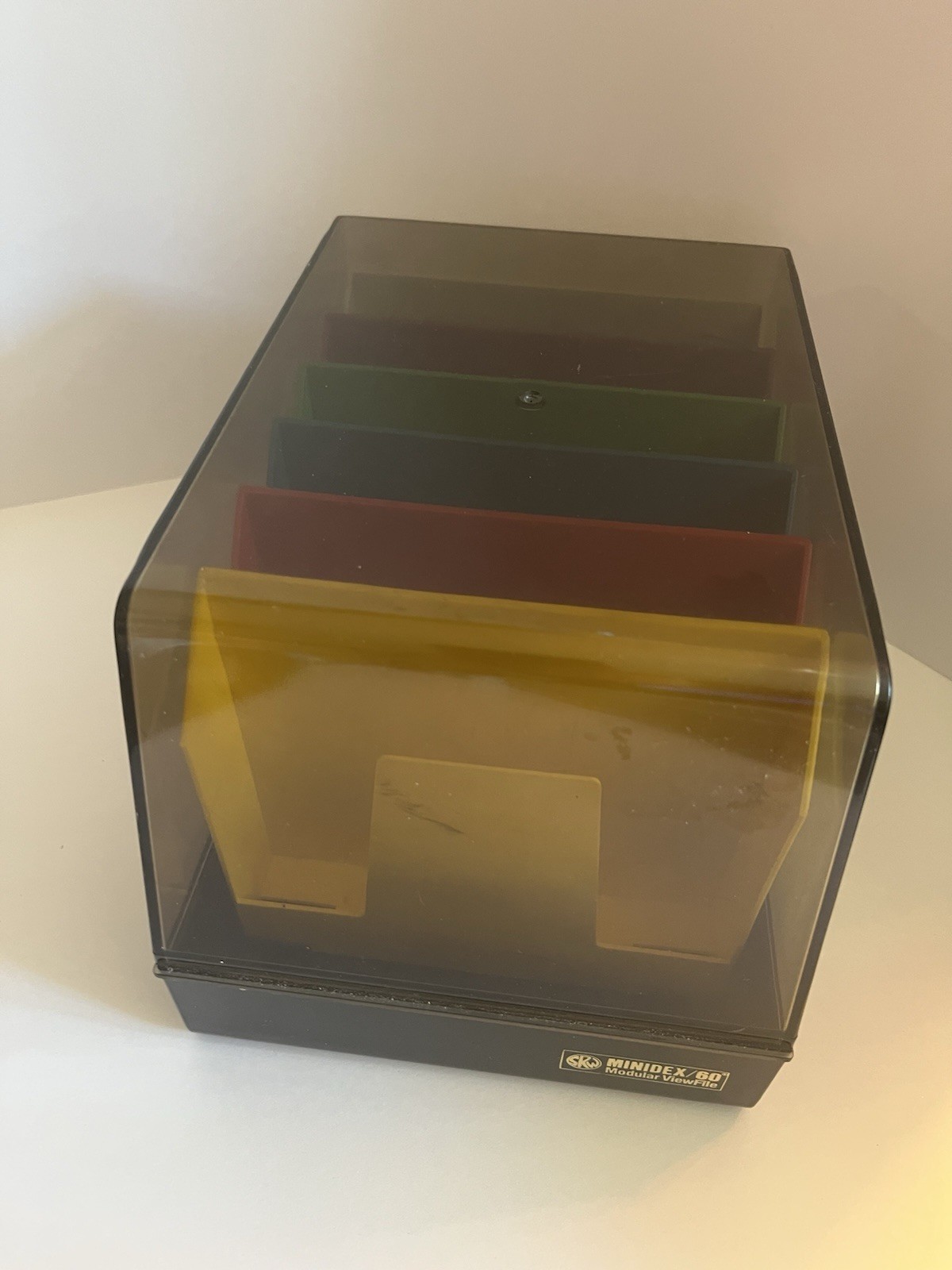 SRW Computer Components Co Minidex /78 Floppy Disc Case Multi Color Sleeves USA