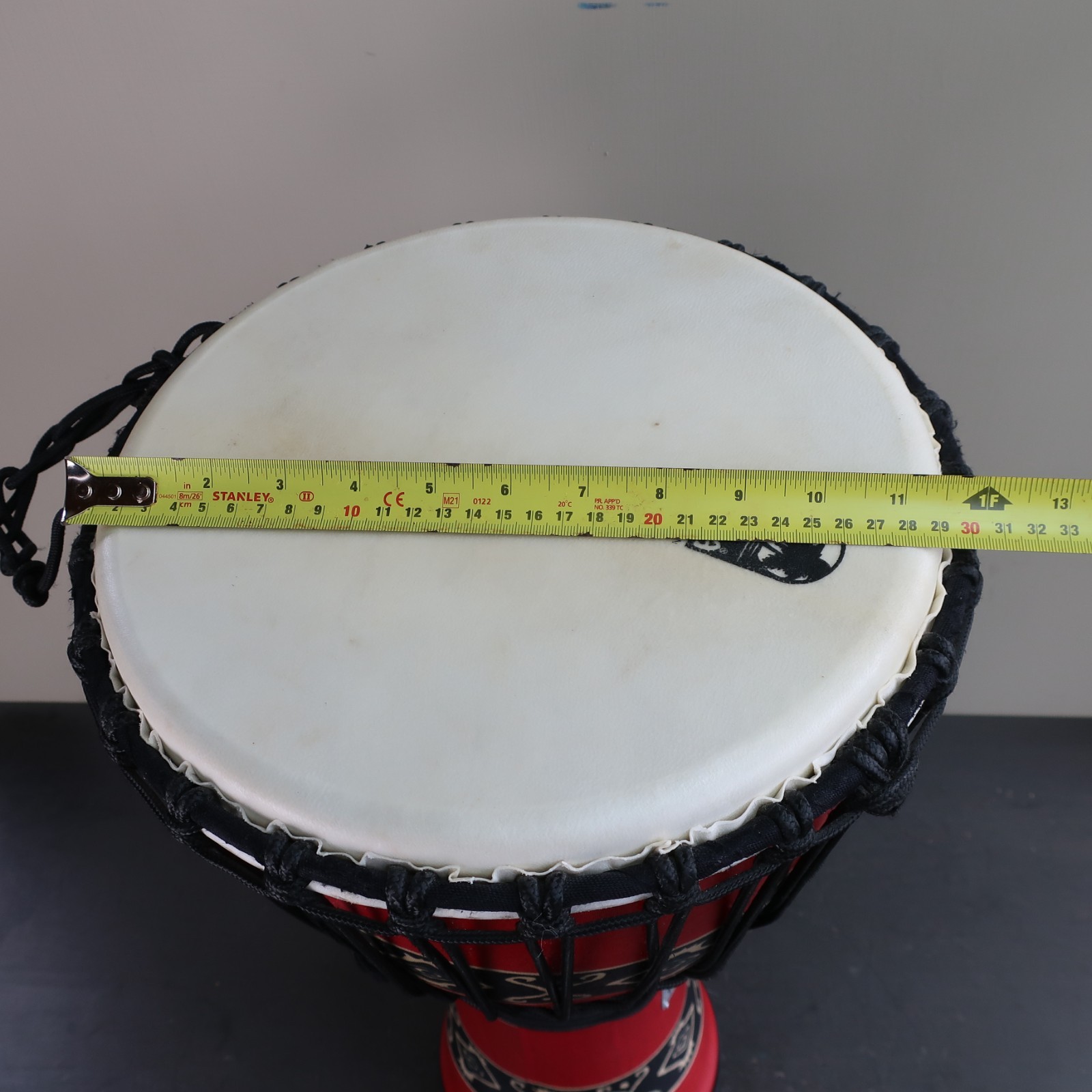 12" Toca Percussion Fibreglass Djembe in Case