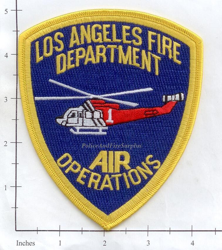 California - Los Angeles CA Fire Dept Air Operations Fire Dept Patch