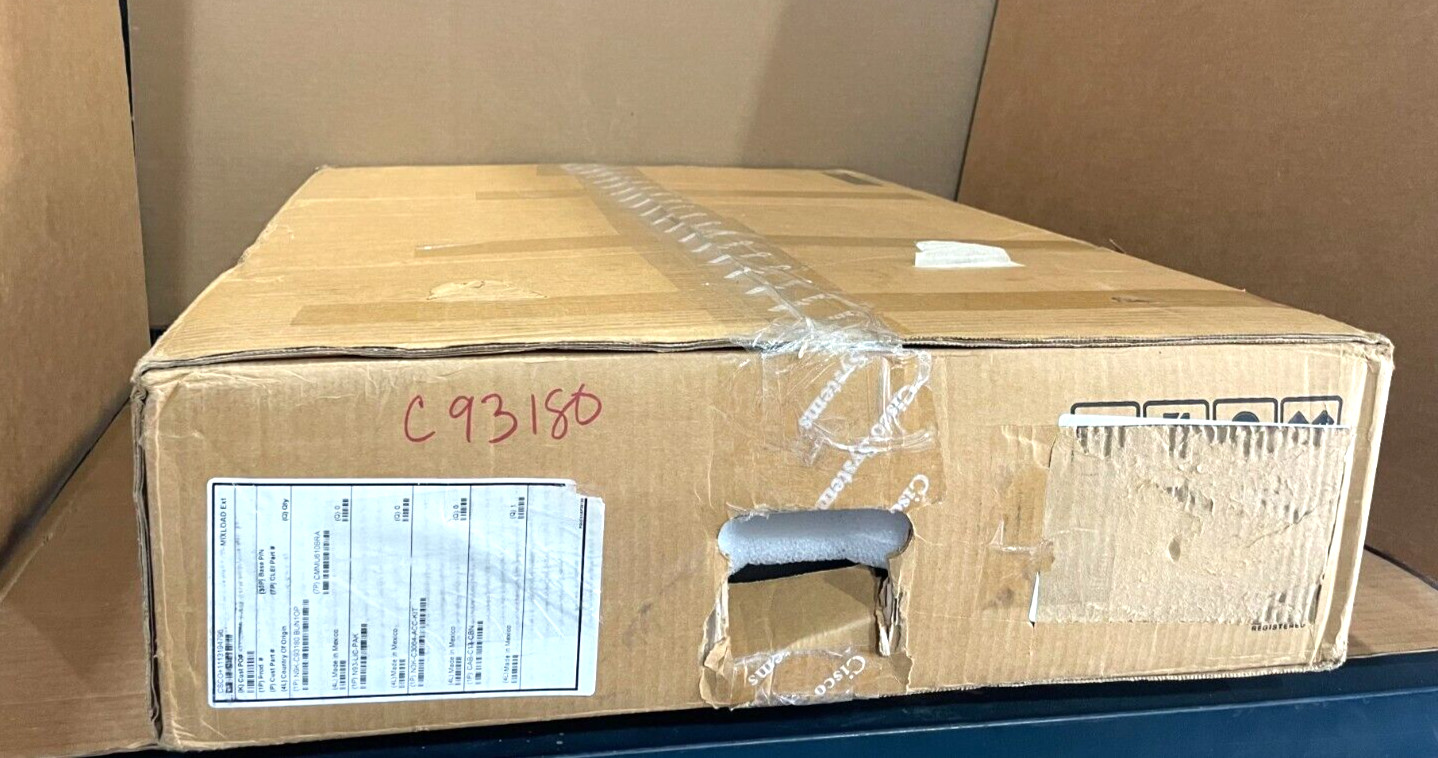 Cisco N9K-C93108TC-EX Nexus 48-Port QSFP+ Gigabit Ethernet Switch
