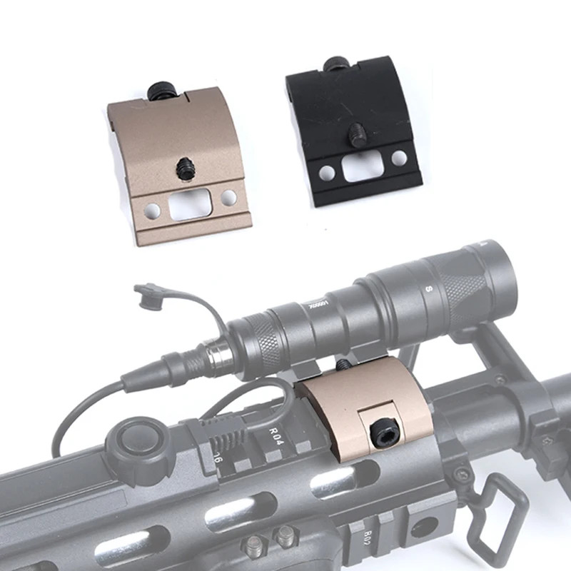 Tactical Flashlight base mount for 20mm Picatinny rail For M600 M300 Scoutlights