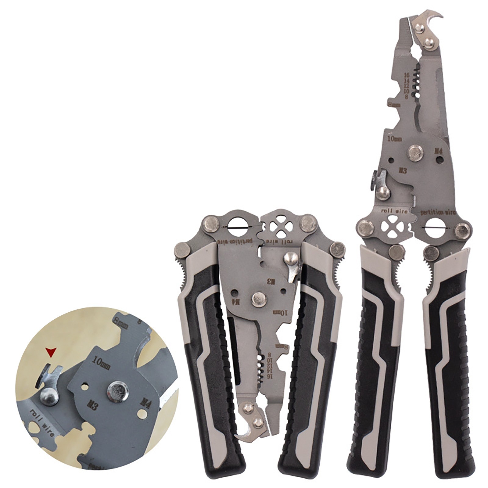 18 in 1 Foldable Wire Stripper Multifunctional Professional Wire Stripper New