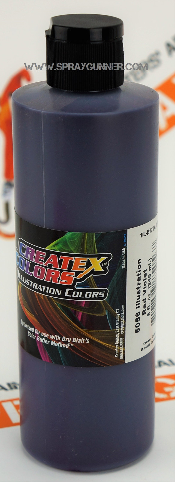 8oz Createx Illustration Colors Red Violet 5056