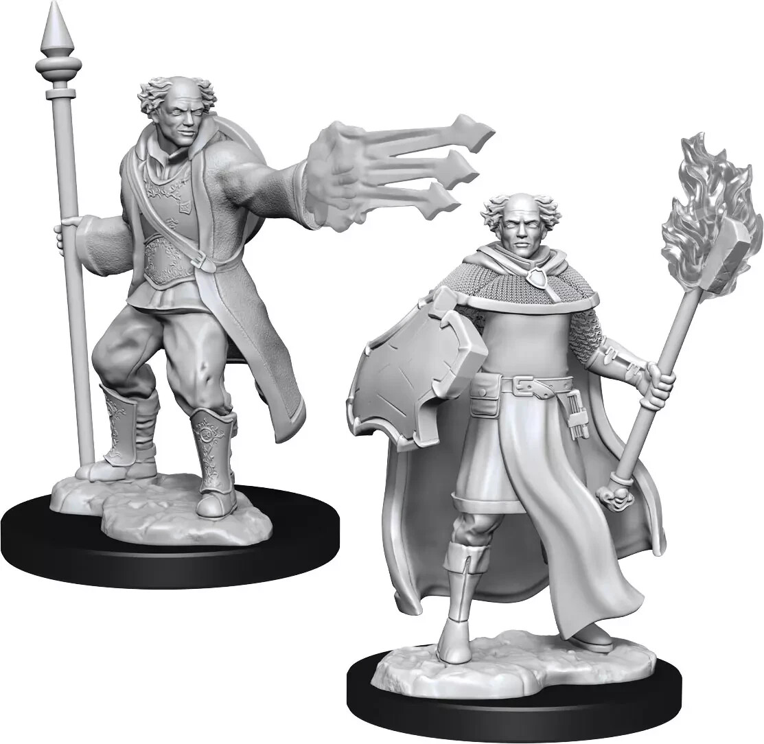D&D Nolzur's Marvelous Unpainted Miniatures Male Multiclass Cleric + Wizard