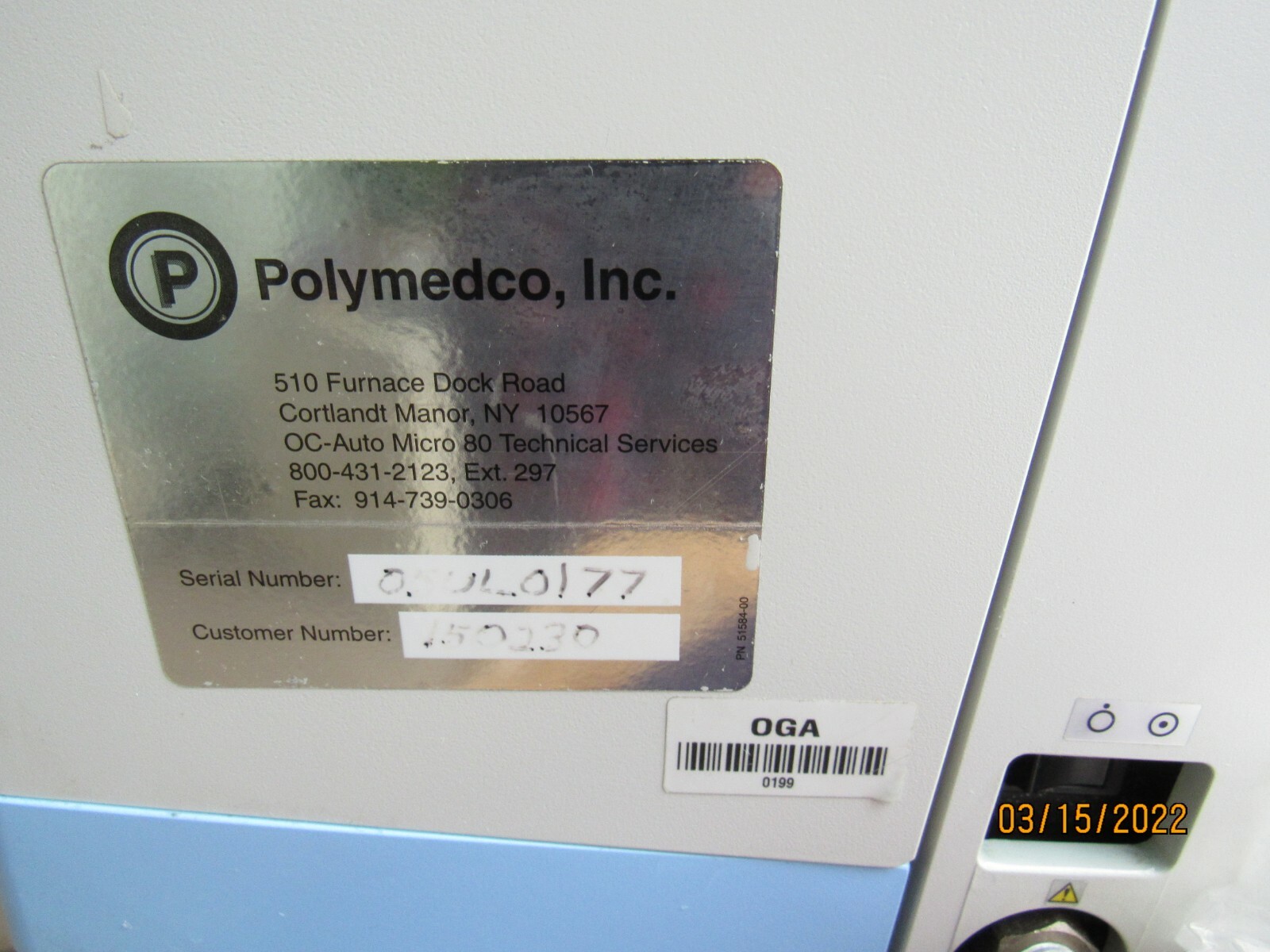 POLYMEDCO Eiken OC-Auto 80 Micro Occult Blood Analyzer GUARANTEED