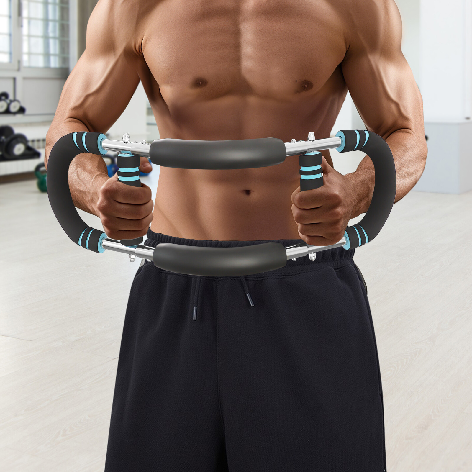 U-Shaped Adjustable Arm Exerciser for Upper Body Strength Training