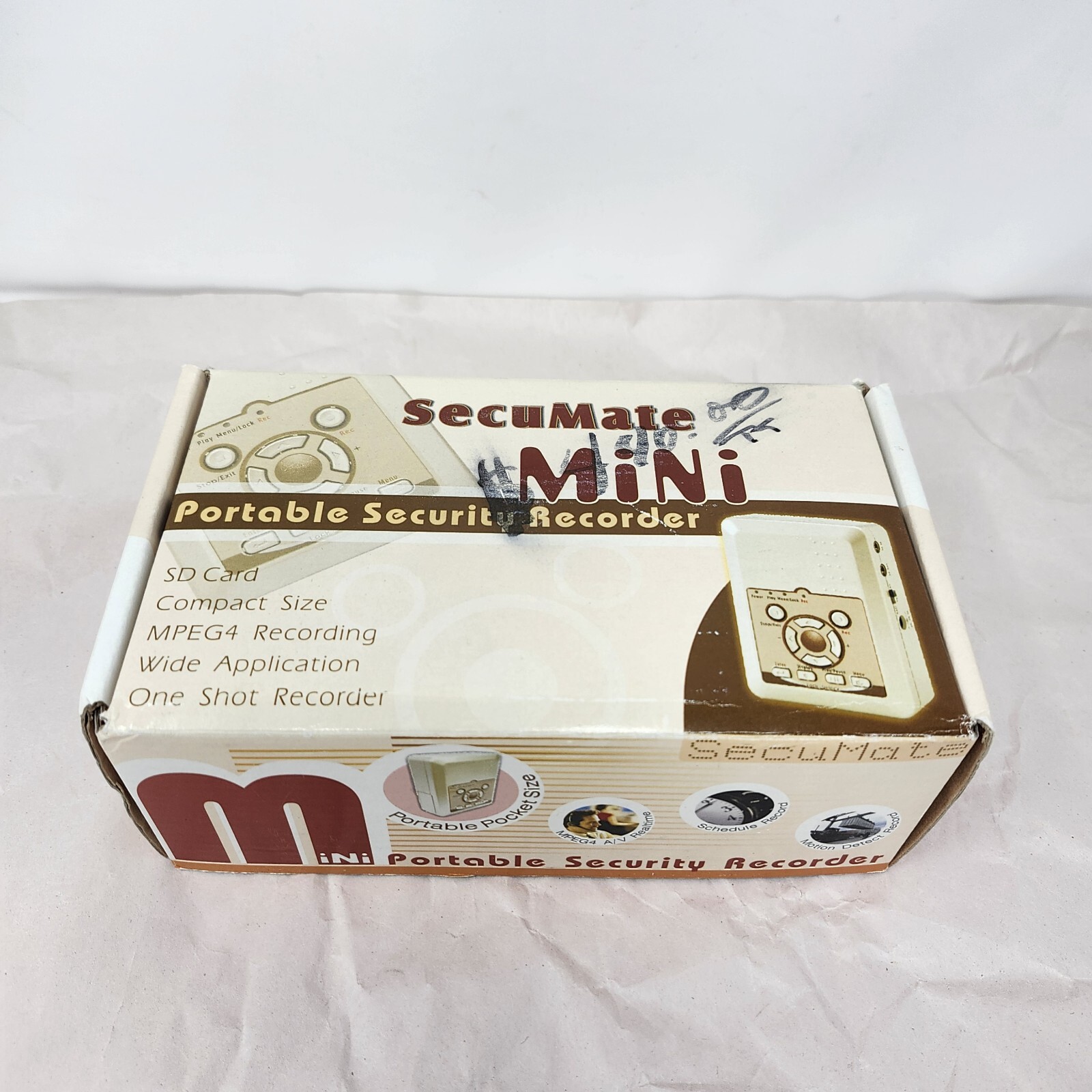 Secumate Mini Portable Security Recorder Tested and Working Open Box