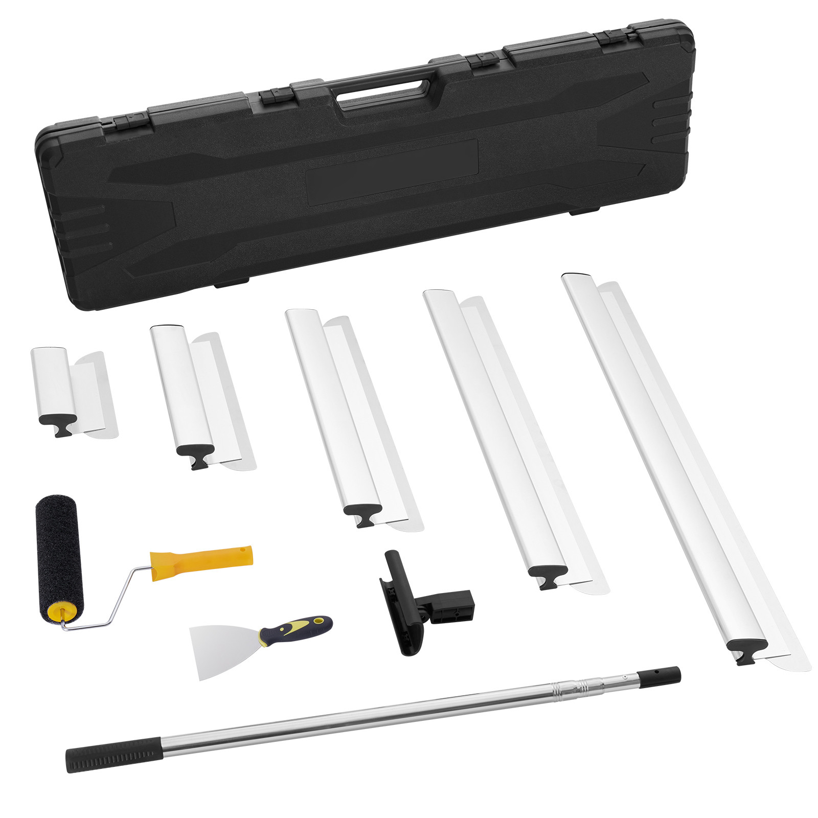 Uimoso Drywall Skimming Blade Set Putty Knife 10/16/24/32/40 inch with Handle
