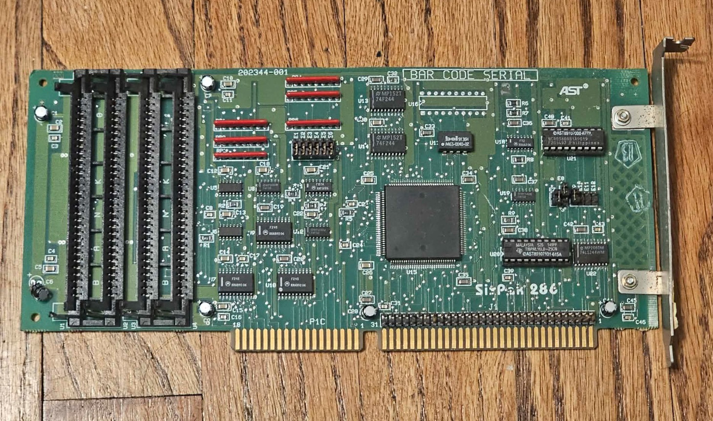 Rare Vintage Retro Gaming Clean AST SixPak 286 RAM Expansion Card ISA 202344 #2