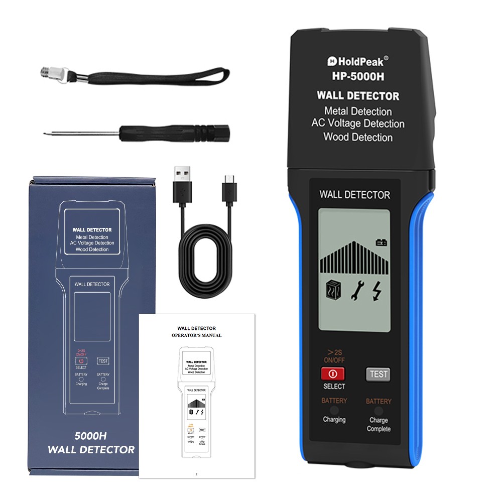Stud Finder LCD Display Detector Wall Scanner For Metal & Wood AC Wire Pipe Tool