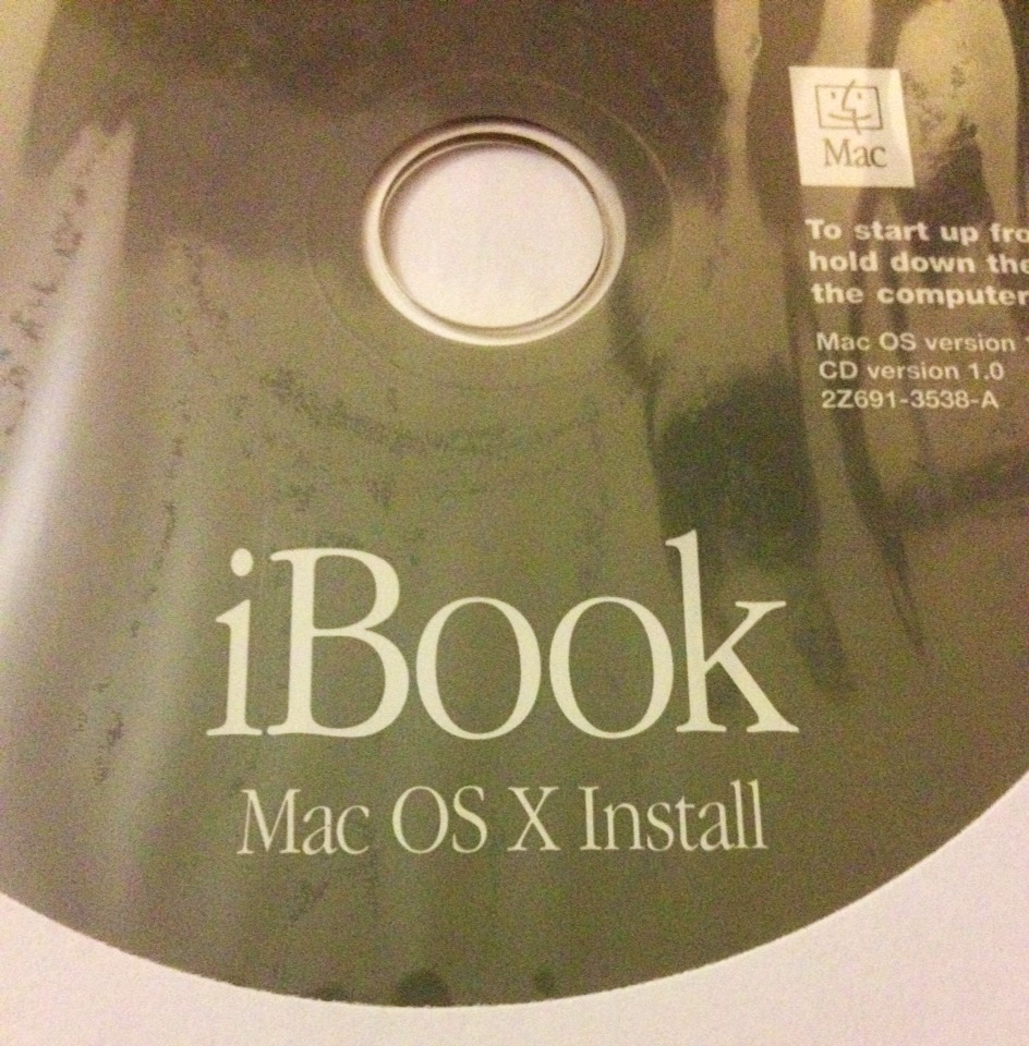 9.2.2 & 10.1.4 Operating System Plus Restore Disks for iBook G3 See description