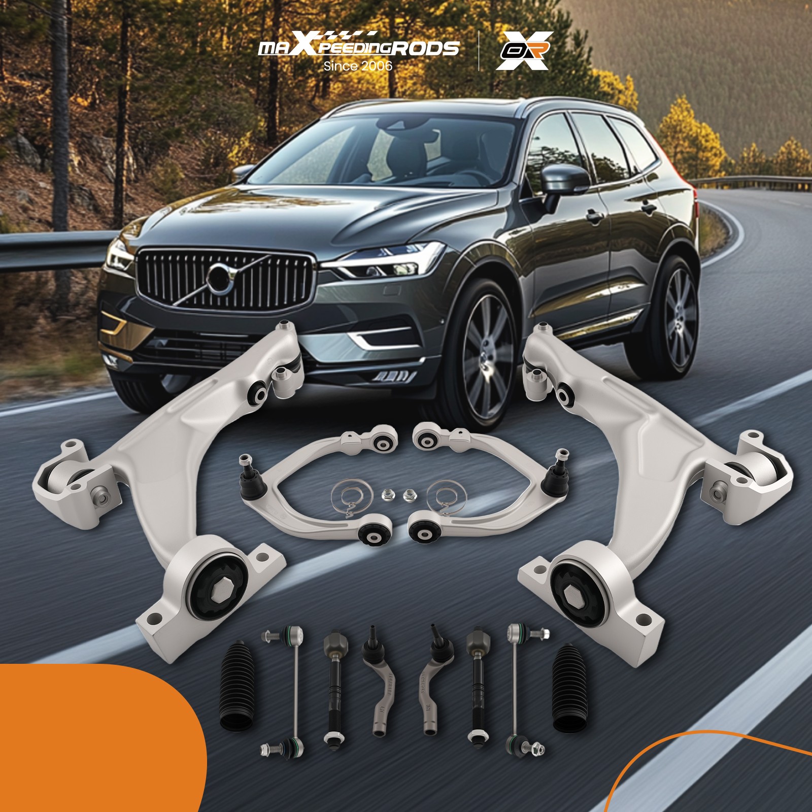 Complete Suspension Kit for Volvo XC60 XC90 2016-2021 31360644 Control Arms