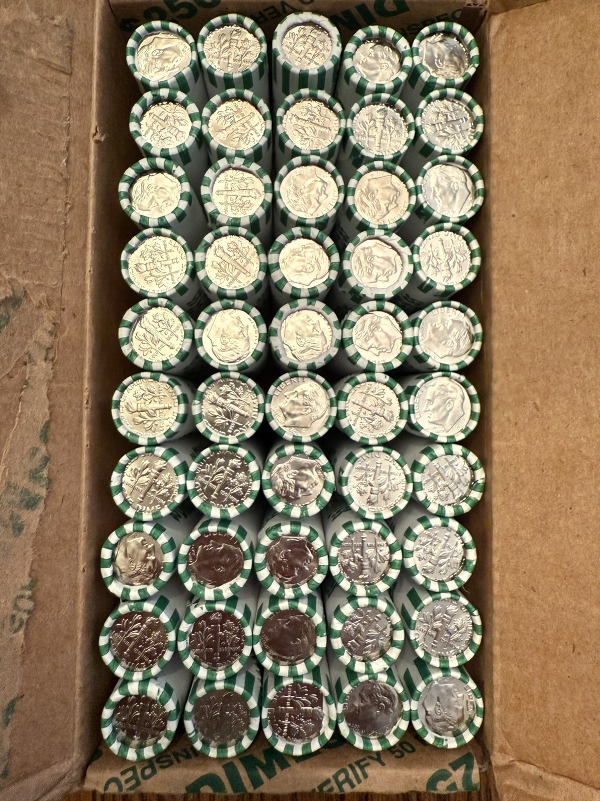 2025 D Denver Mint Roosevelt Dime Uncirculated Rolls