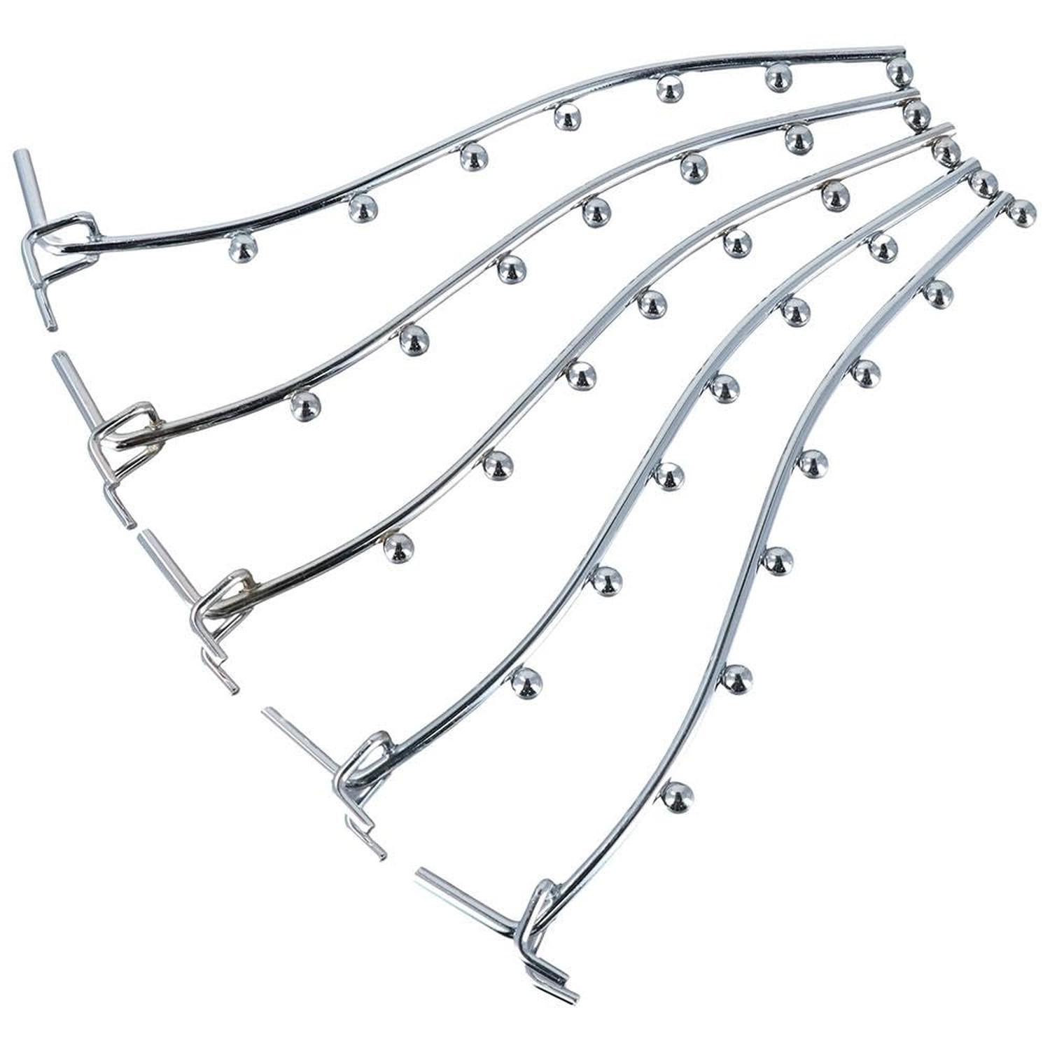 FEIYING 5Pcs Pegboard Hooks, Heavy Duty Metal Peg Board Shelving Hooks with 7...