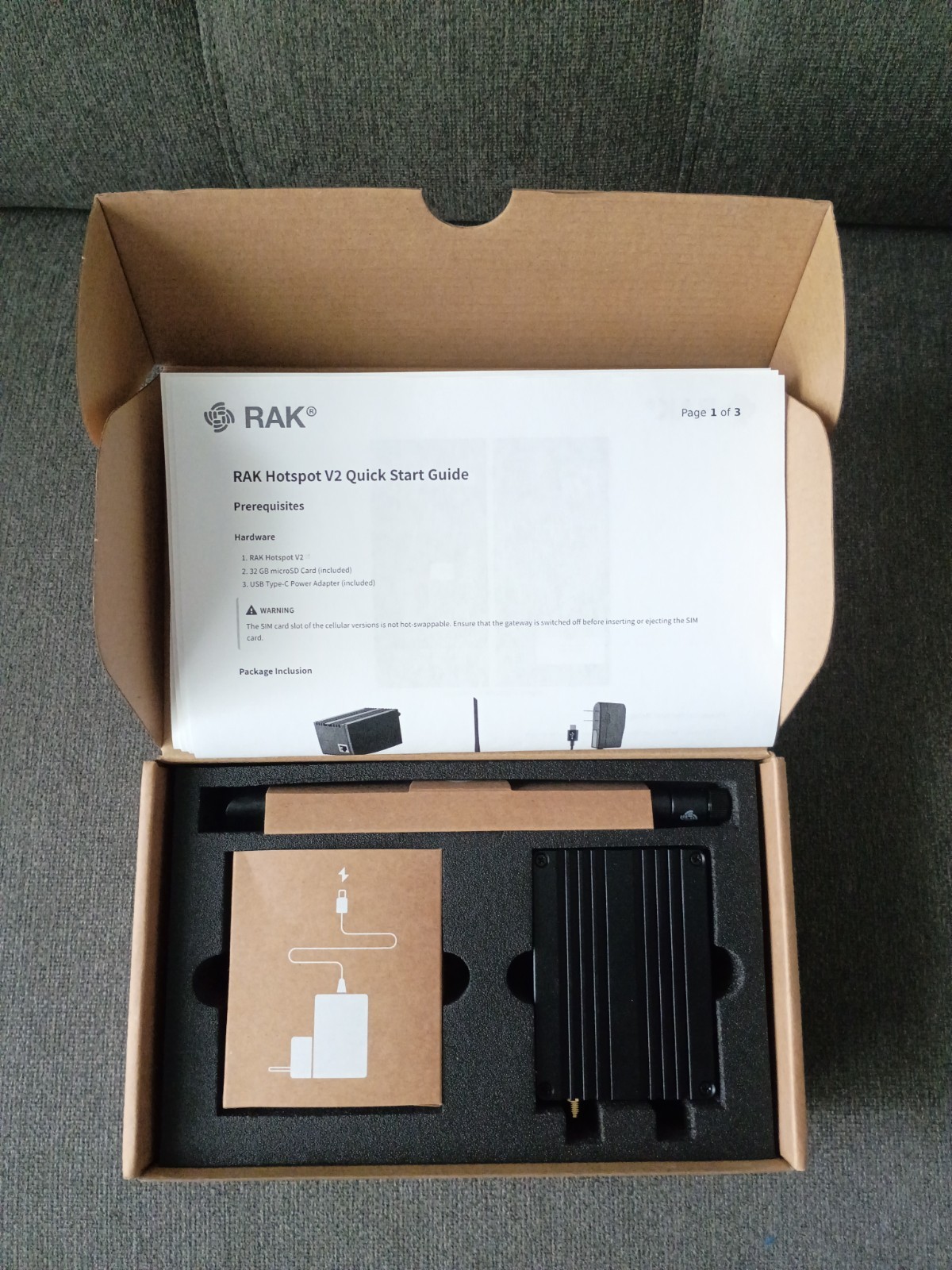 RAK V2 Helium Hotspot Miner - US/CAN - 915 MhZ