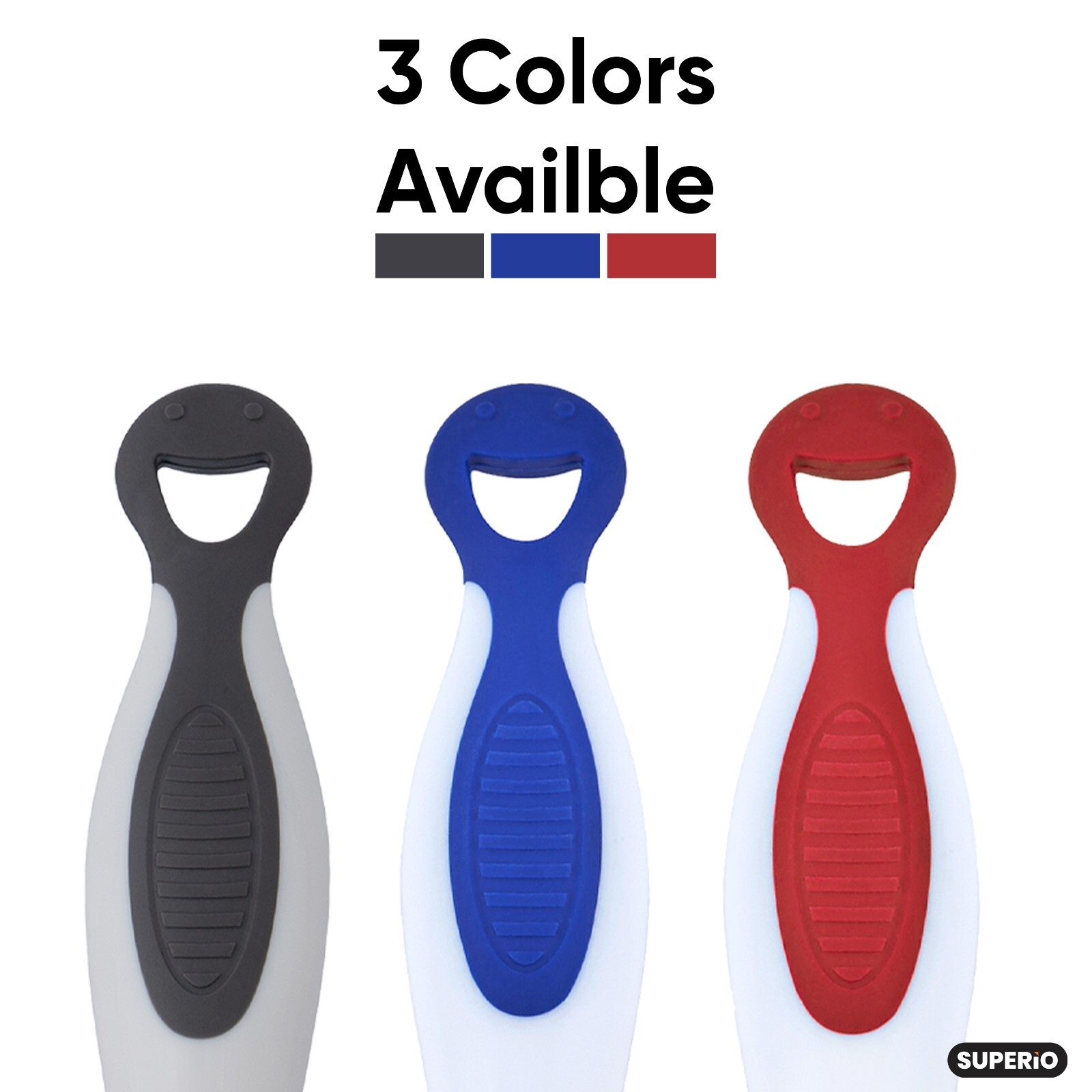 Superio 10" & 6" Window Rubber Squeegee with Hanging Loop, 2 pack Red