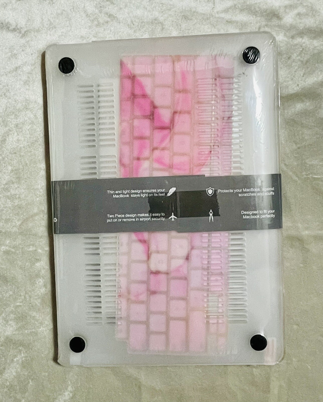 Hard Shell Case For MacBook New Air 13" Cover Protector A2179 A2337 Lilac Gold
