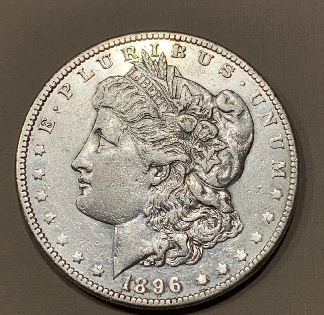 1896-O Morgan Silver Dollar XF/AU Condition SKU# 26538