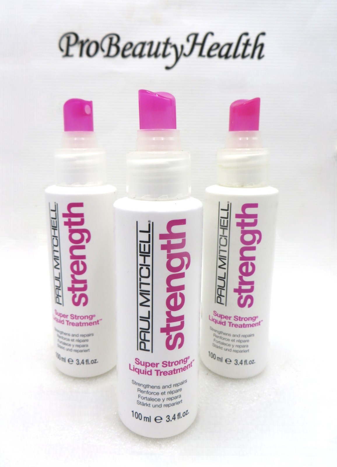 PAUL MITCHELL SUPER STRONG Liquid Treatment 3.4 oz 3 bottles