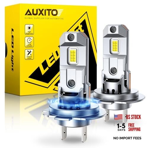 /ll Bulbs, 44,000LM 900% Super Brighter, 6500K Cool White, 1:1 Mini Halogen H7