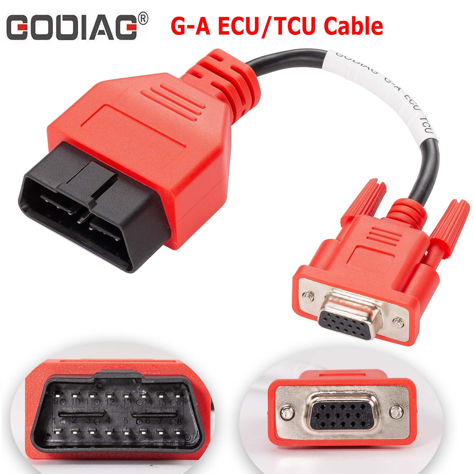 GODIAG G-A Cable Work for AUTEL IM608 IM508 with GT107/GODIAG E-C-U GPT Adapter