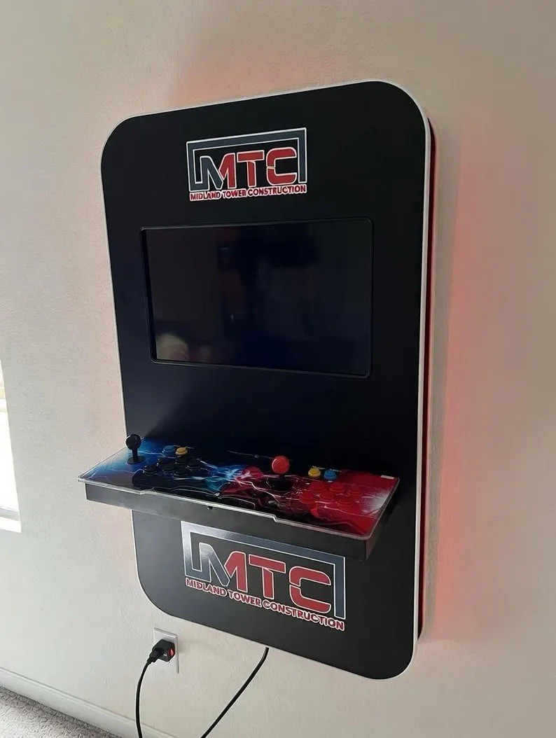 Custom Wall Mounted Arcade Unit
