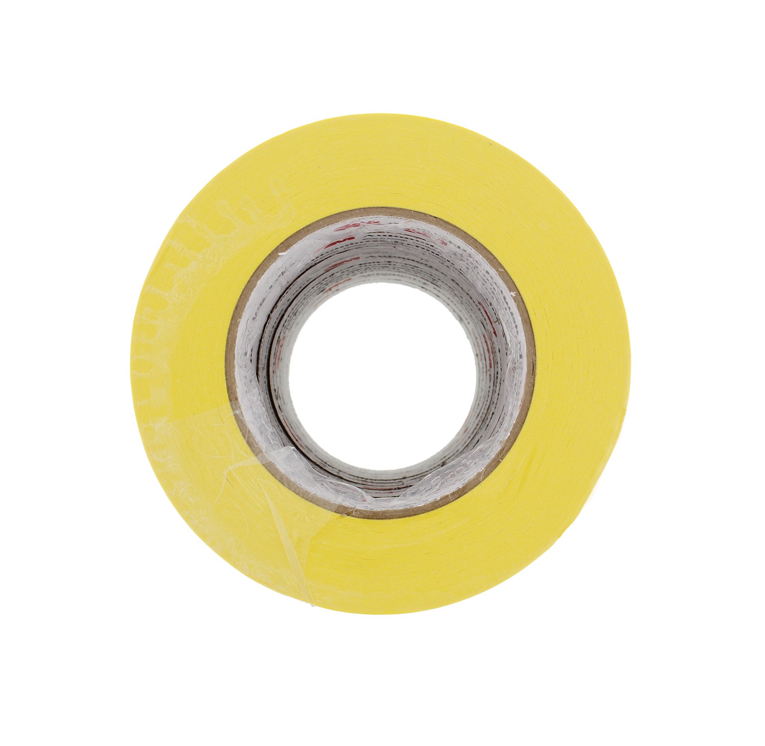 3M 06652 Crepe Paper Automotive Refinish Tape 3/4 Inch, 1 Roll, Yellow