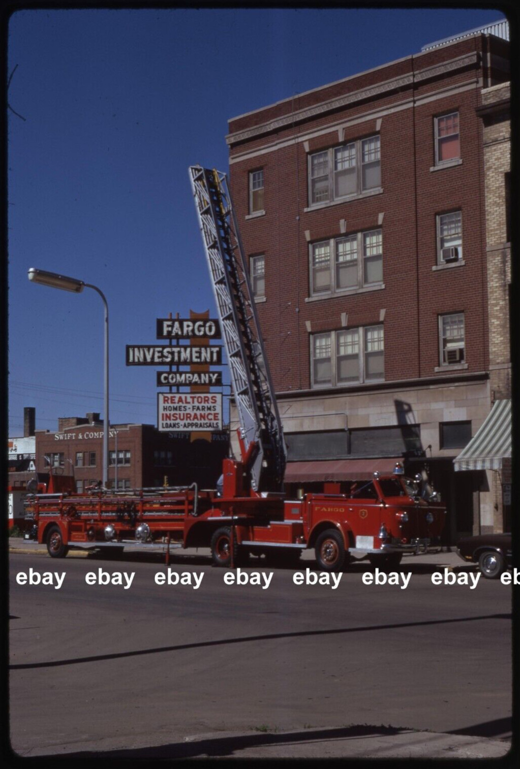 Fargo ND 1948 American La France 100' TDA Fire Apparatus Slide 2