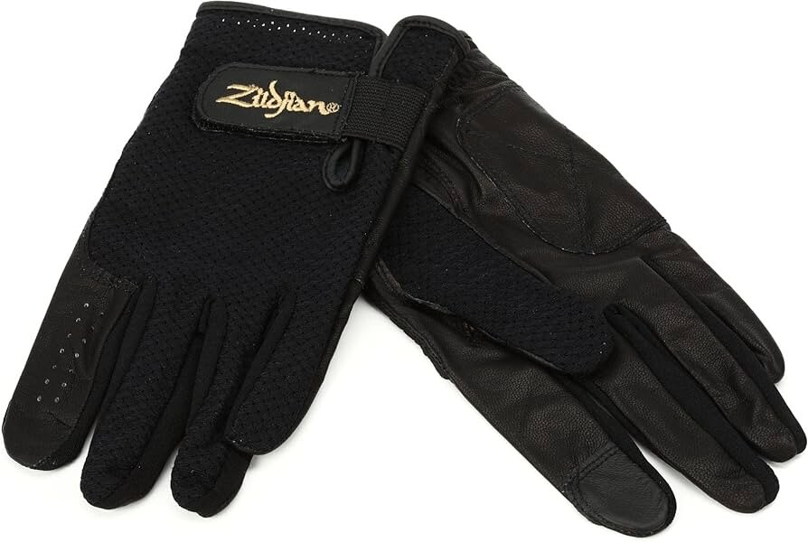 Zildjian Touchscreen Drummers Gloves Large Black