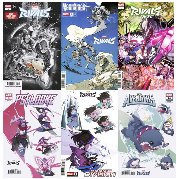 Marvel RIVALS #1 2nd Print, Rivals Ignite #1 A & MORE RIVALS Set LOT 2025