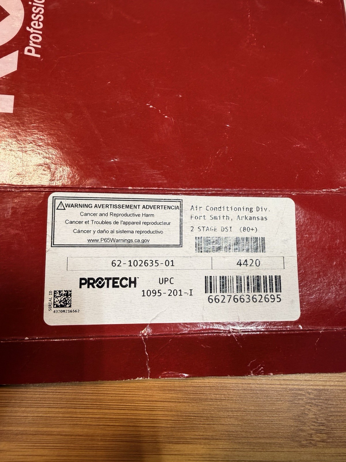 BRAND NEW RHEEM 62-102635-01 / 6210263501 2 STAGE CONTROL BOARD