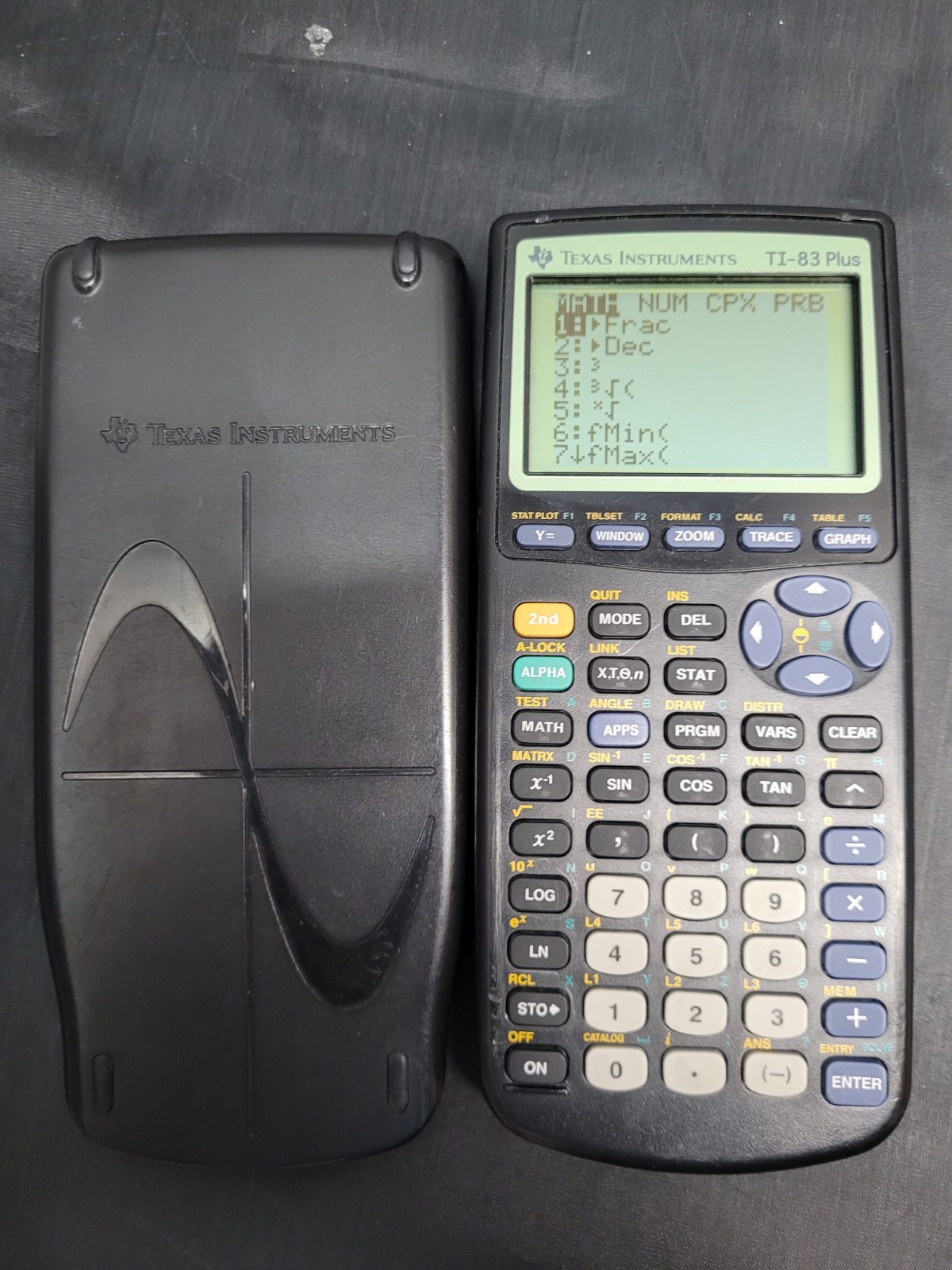 Texas Instruments TI-83 Plus Graphing Calculator - Black Tested Working