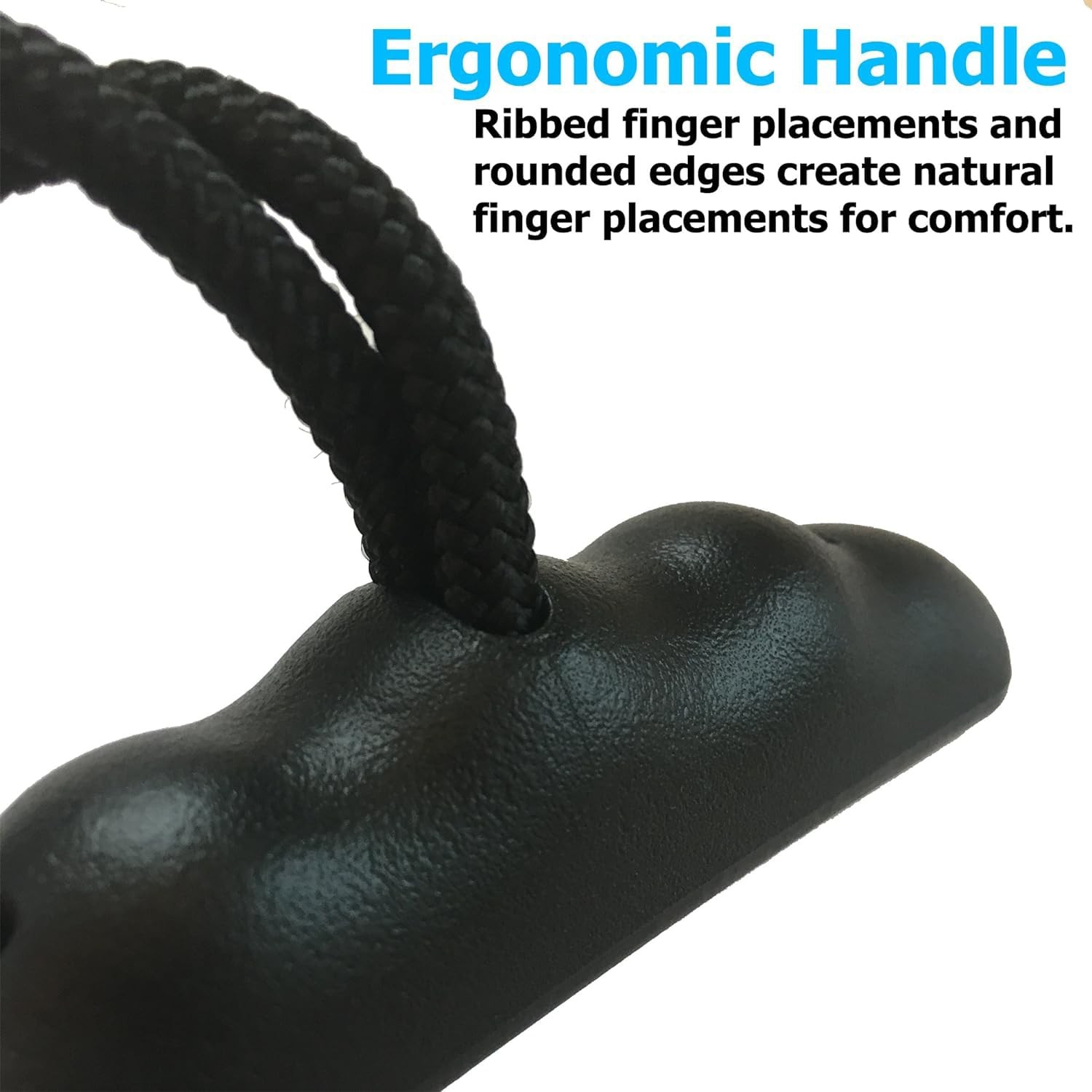 Kayak Handles (2 Pack) - Ultra Heavy Duty Bungee - Replacement Installation Kit