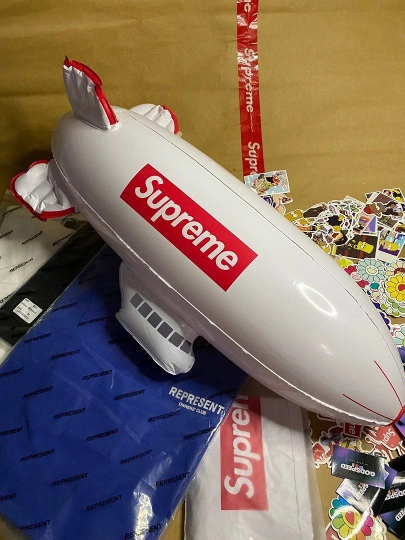 Supreme Inflatable Blimp FW17 Red White Big Box Logo Streetwear Accessory | NEW