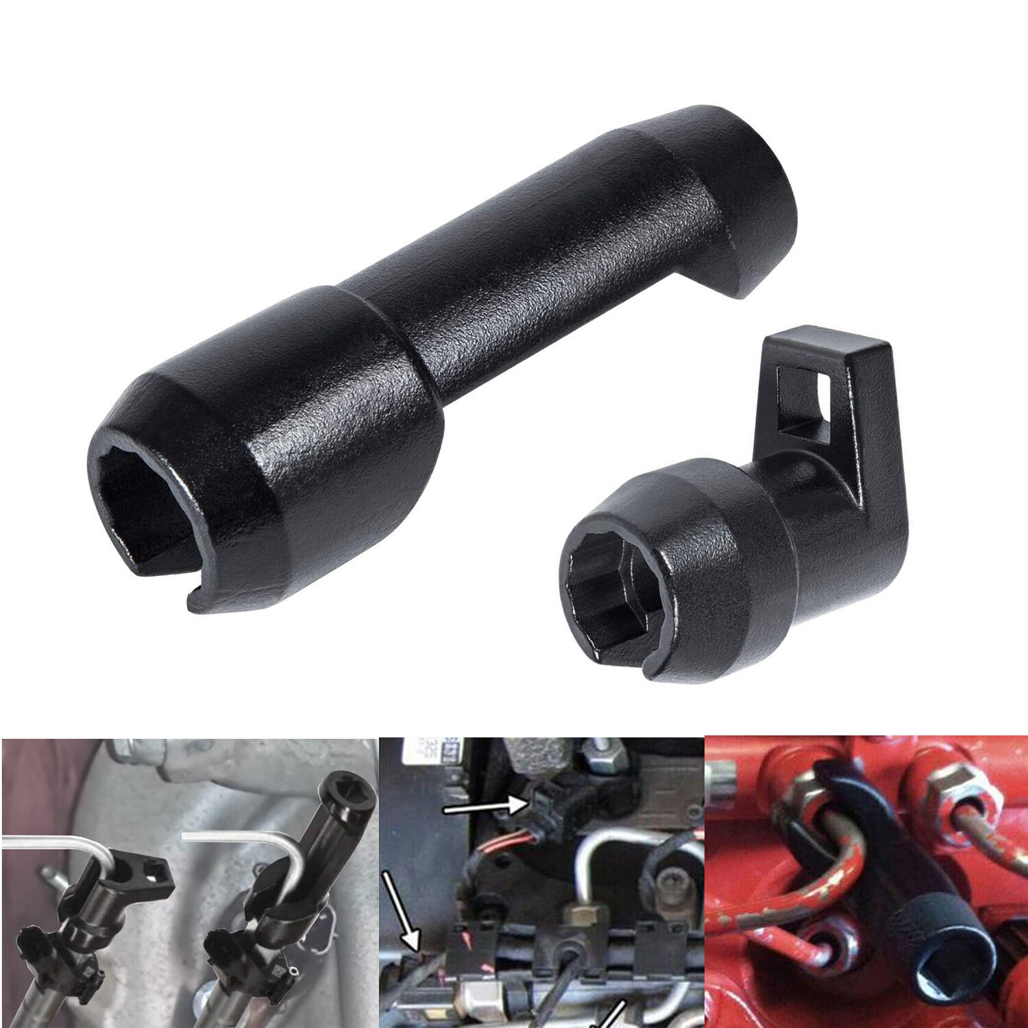 17mm, 12 Point Fuel Injector Socket Sets Fits for Ford Power Stroke 6.7L Diesel
