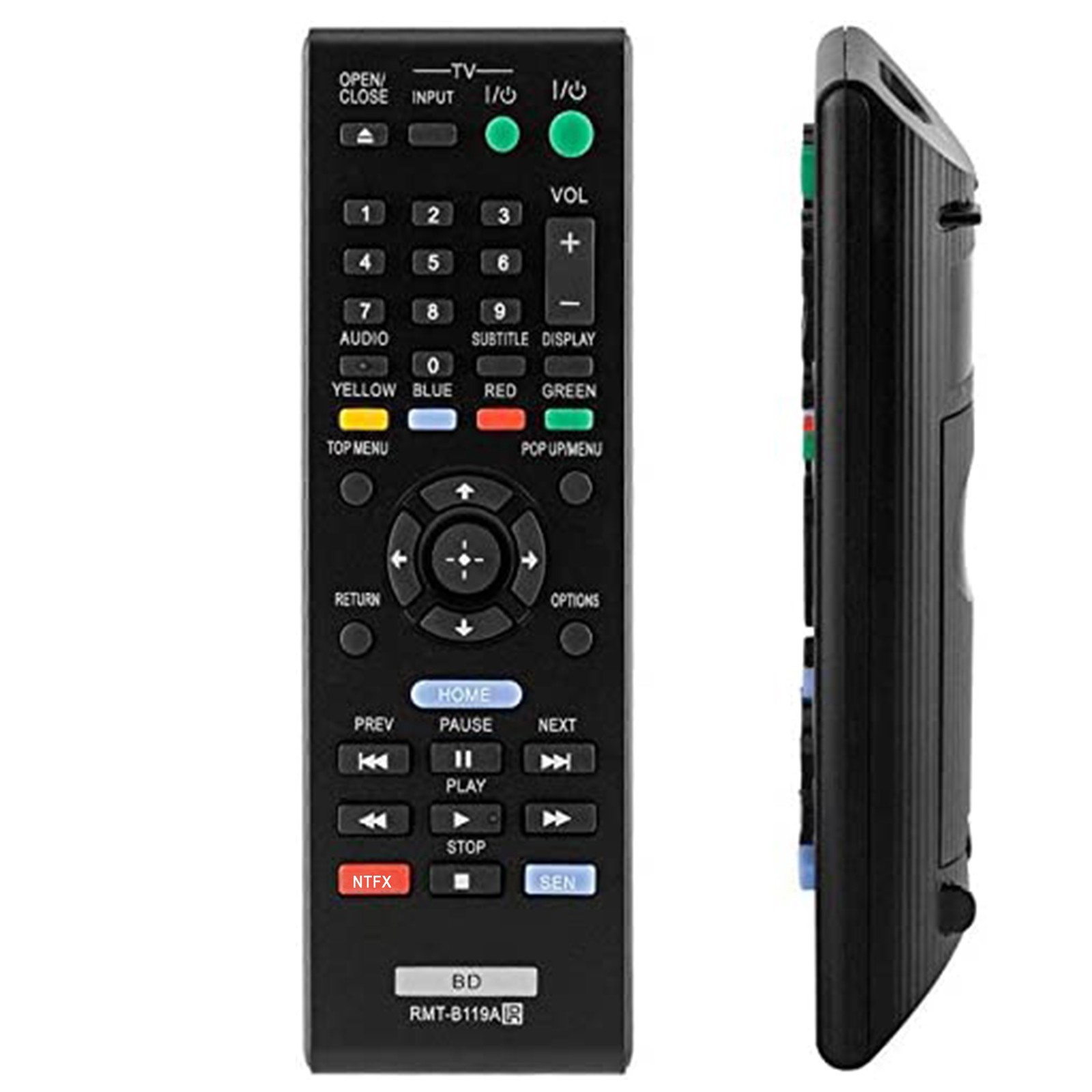 RMT-B119A Remote Control fit for Sony Blu-Ray DVD Player BDP-BX110 BDP-S1100
