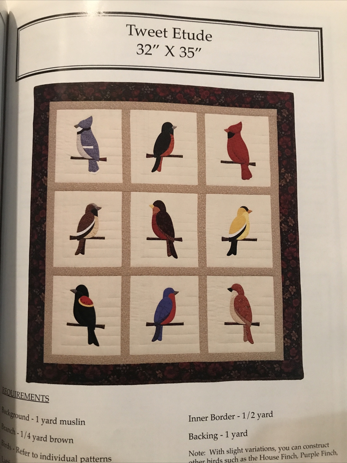 A Bird’s Eye View Quilt Pattern Book, by Ruth Ellen Srubas