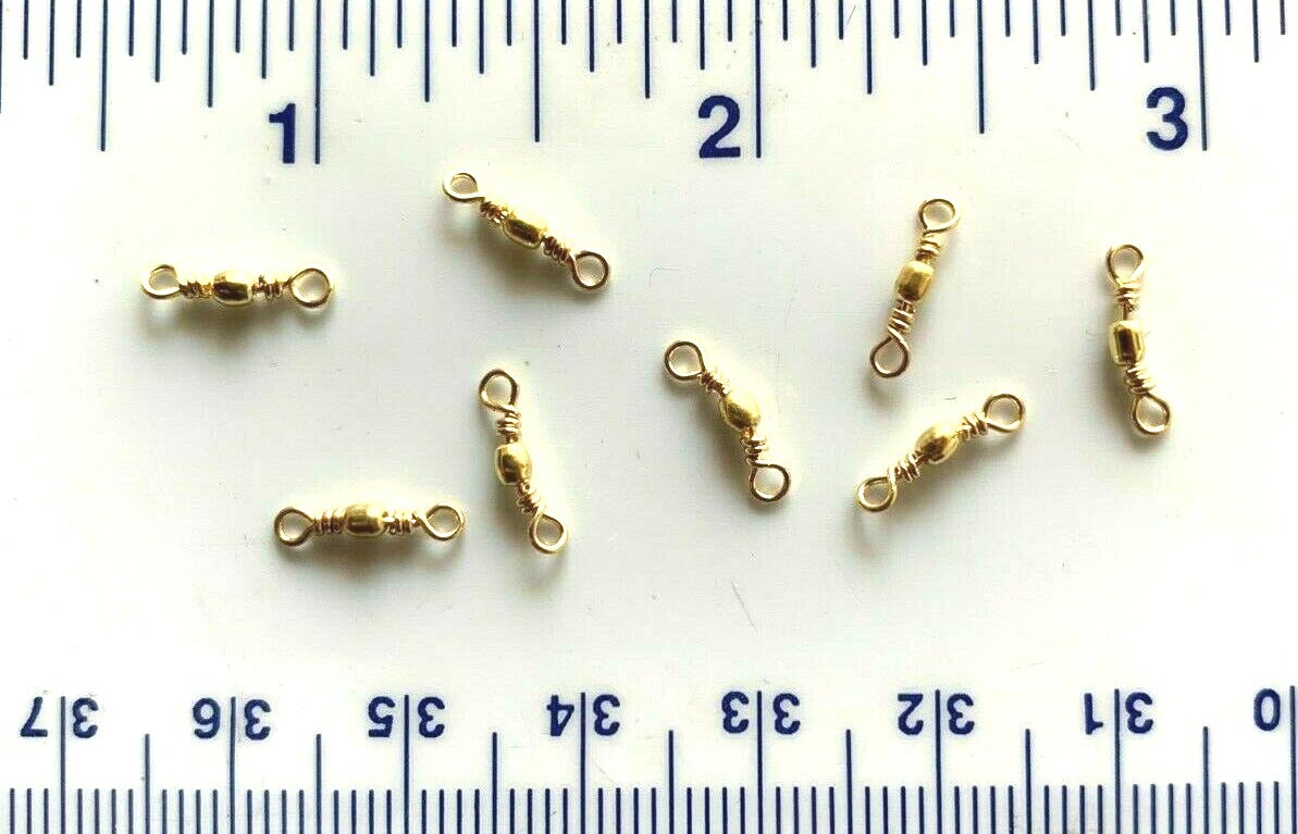 100 Super Strong GT Brass Barrel Swivels size 16 (18 lb test)